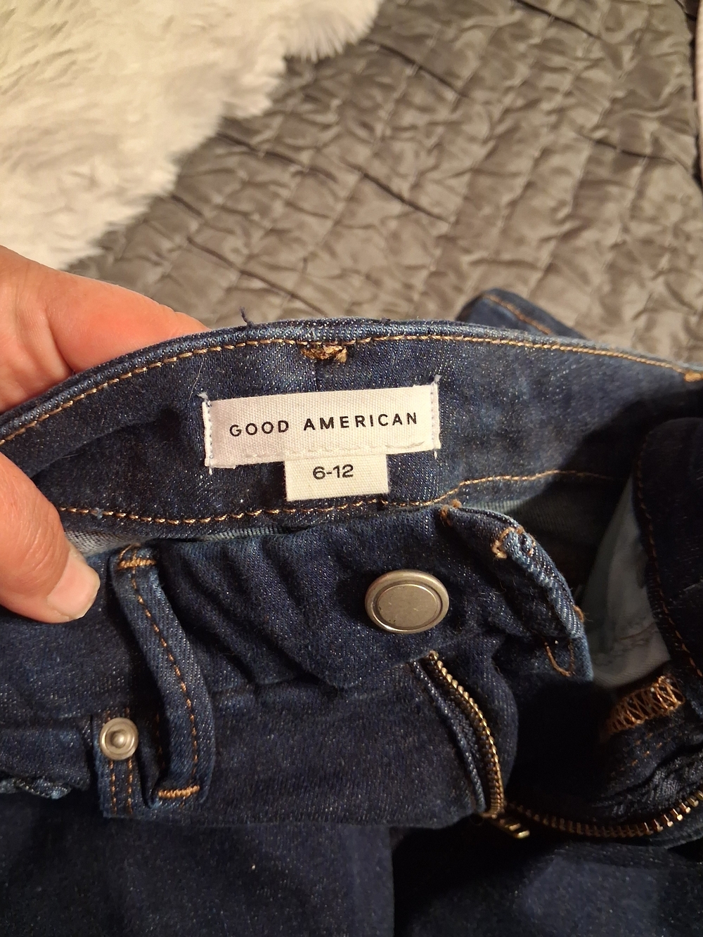 Good American Women's Dark Blue Denim Jeans - 6-12